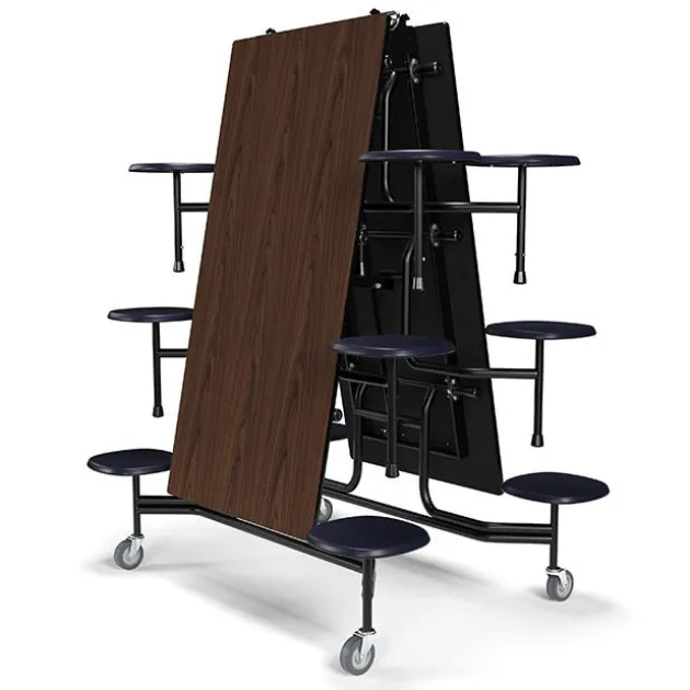 59TV Mobile Stool Cafeteria Table (12')