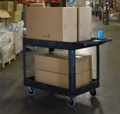 Two-Shelf Heavy-Duty Utility Cart