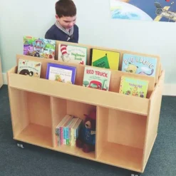 Two-Sided Library Cart