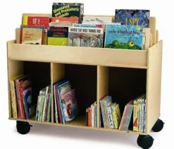 Two-Sided Library Cart