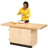 Two-Station Wood Workbench