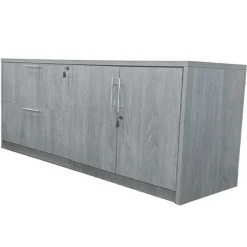 Ultra Premium Laminate Series Credenza w/ Lateral Files & Cabinet