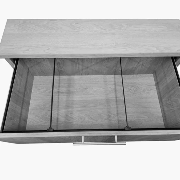 Ultra Premium Laminate Series Credenza w/ Lateral Files & Cabinet