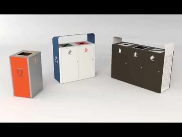 Umea Waste & Recycling Receptacles