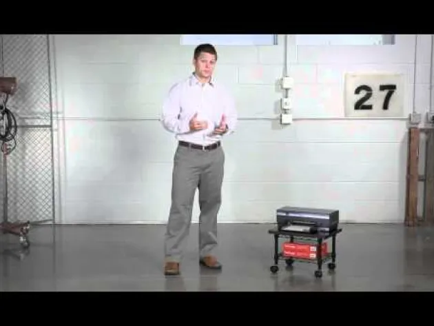 Under-Desk Printer & Fax Stand