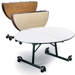 Uniframe Folding Cafeteria Shape Tables