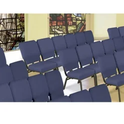 Upholstered Tall Wing Back Chair - (3'' Box Seat)