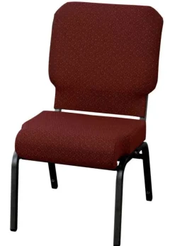 Upholstered Tall Wing Back Chair (3'' Roll Front Seat)