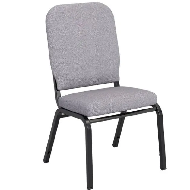 Upholstered Tall Wing Back Oversized Padded Stack Chair