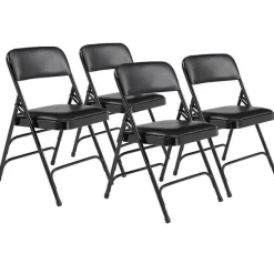 Vinyl Folding Chair Triple Braced Model 1300