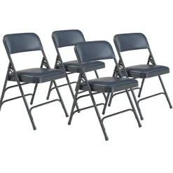 Vinyl Folding Chair Triple Braced Model 1300