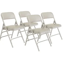 Vinyl Folding Chair Triple Braced Model 1300