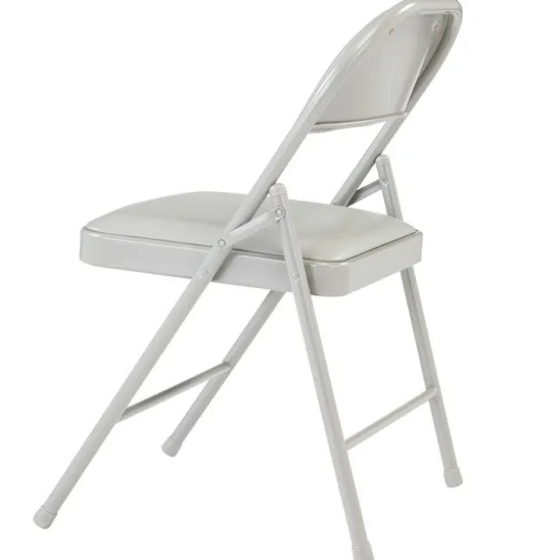 Vinyl Padded Basics Steel Folding Chairs (4 Pack)