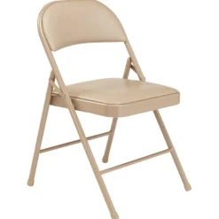 Vinyl Padded Basics Steel Folding Chairs (4 Pack)