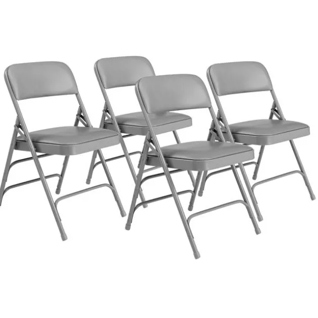 Vinyl Padded Folding Chair (Pack of 4)