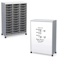 Voyager Series Mobile Storage Cabinet with Bins by Haskell