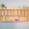 Wall Mounted Eight Cubby Diaper Cabinet