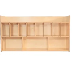 Wall Mounted Eight Cubby Diaper Cabinet