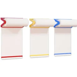 Wall-Mounted Paper Roll Dispenser w/ Cutter 18" W - Set of 3
