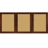 Walnut Frame Bulletin Boards