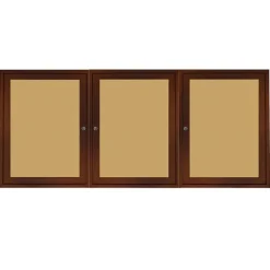 Walnut Frame Bulletin Boards