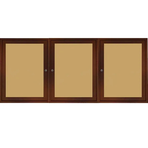 Walnut Frame Bulletin Boards
