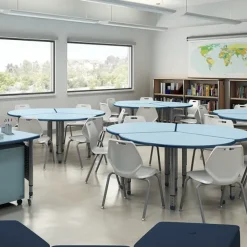 Wedge A & D Collaborative School Desk