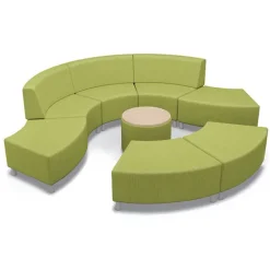 Wedge 8-Piece Modular Soft Seating Package