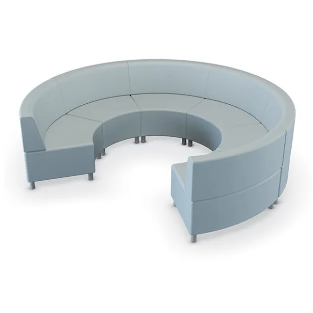 Wedge 6-Piece Modular Soft Seating Package
