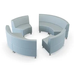 Wedge 6-Piece Modular Soft Seating Package