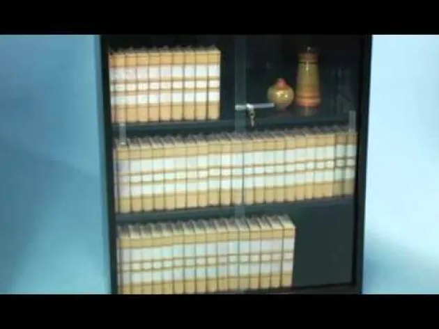 Welded Storage & Bookcase Combination Cabinet