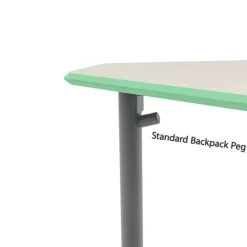 Wing Desk with Swoop