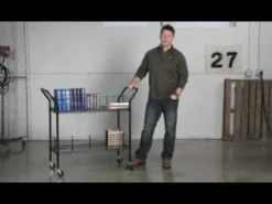Wire Book Cart