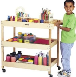 Wooden Utility Cart