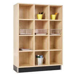 Wood Storage Cubbies