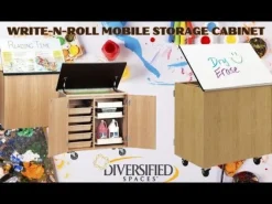 Write-N-Roll Mobile Storage Cabinet